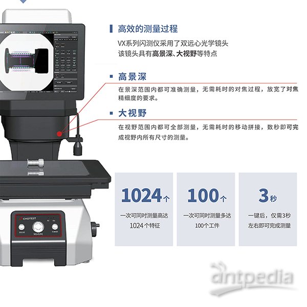 中图仪器国产一键闪测仪品牌VX8000