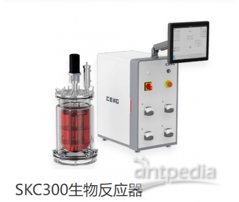 赛科成SKC300玻璃罐体生物反应器