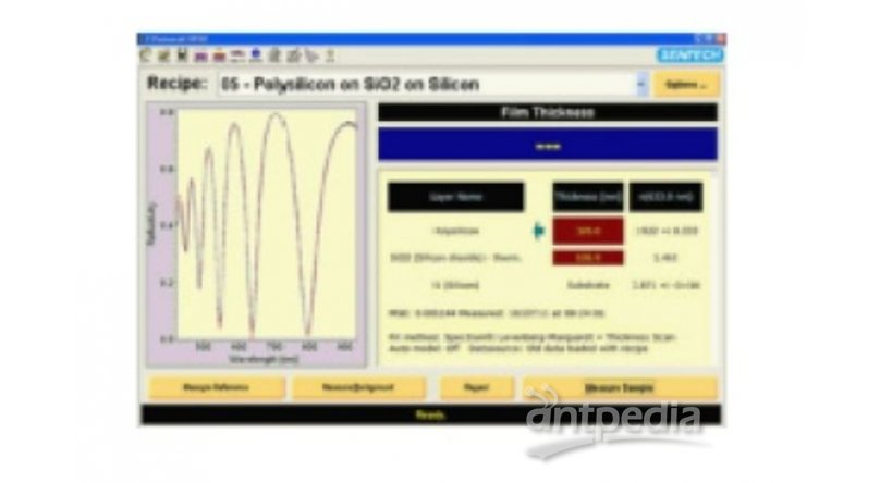 德国Sentech光谱反射测量软件FTPadv Expert