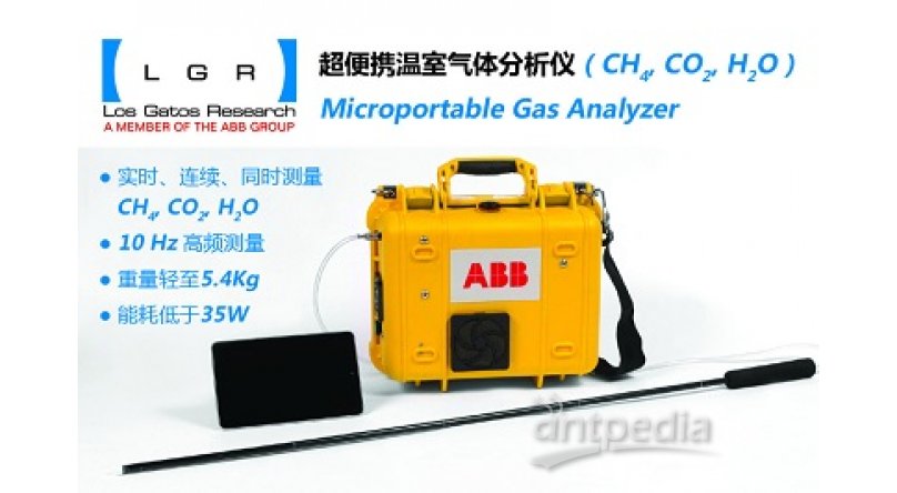 ABB超便携温室气体分析仪（CH4, CO2, H2O）