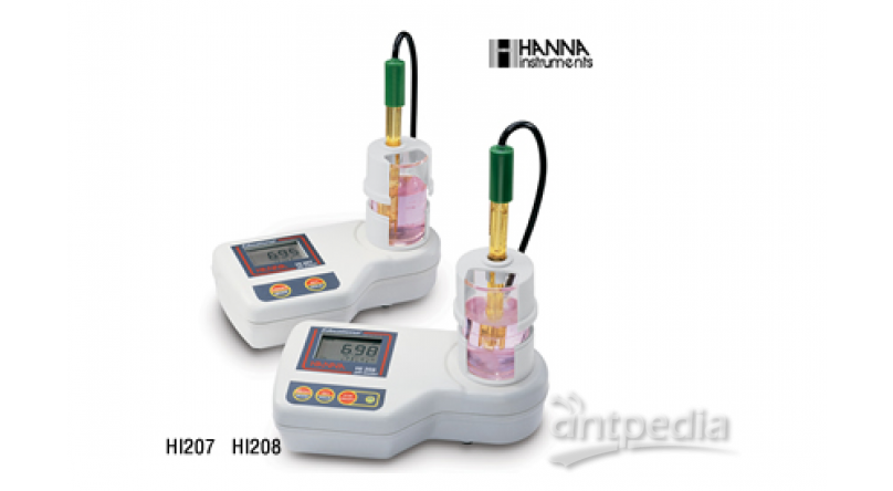 HI207/208多功能复合pH测定仪【HI 208 内置磁力搅拌器】