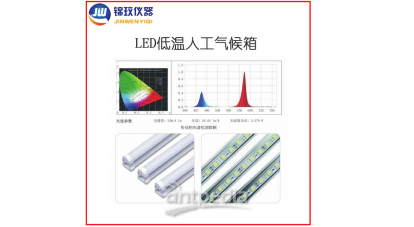 锦玟冷热光照一体LED低温人工气候箱JLRX-1500C-LED