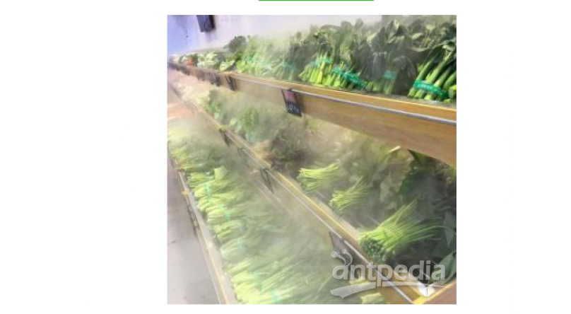 超市蔬菜货架加湿喷雾机原理
