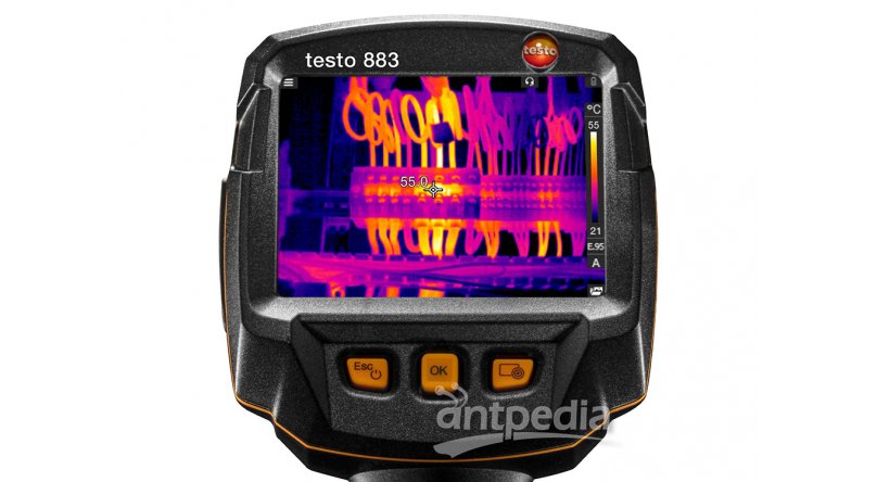 testo 883 - 红外热像仪（320x240像素，手动对焦，APP）